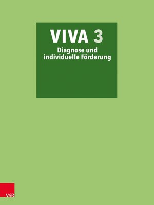 cover image of VIVA 3 Diagnose und individuelle Förderung